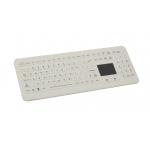 IP68 Desktop Waterproof Rubber Medical Grade Keyboards with Touchpad with USB