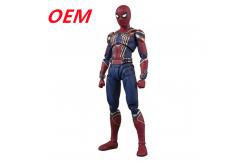 China OEM factory custom Spiderman action Figures Toy custom Movie Model PVC figure supplier