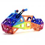 Children Harley Motorcycle Magnetic Tiles Accessories Magnetic Building Blocks Set for sale