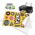 High Glossy Sticker 115gsm Self-adhesive Paper For Dye Ink Printing Only for sale