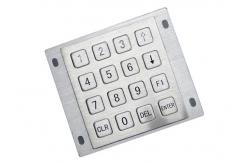 China Waterproof Industrial Numeric Keypad 4x4 Matrix With 16 Flat Keys Optional Connectors supplier