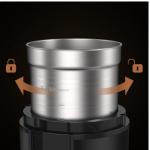 Detachable Cup Spice Grinder Machine Nuts Grains Black Easy Operation  ETL