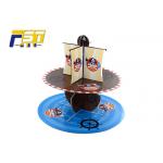 100% Recyclable 2 Tier Cardboard Cupcake Stand 4C Full Color Glossy / Matt Film Lamination for sale