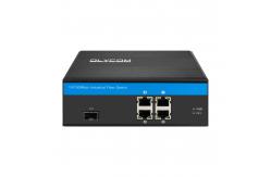 China Stable Transmission Din Mount Industrial Network Switch With 4 10/100Mbps UTP supplier