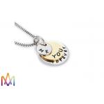 Rustproof SS304 Dangle Charms Mens Engraved Necklace for sale