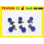 Reusable silver chloride ECG electrode medical suction bulb ECG electrode for Adult for sale