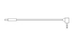 China Audio Cable With Right Angled Jack Cable Assembly  009-0026267 supplier