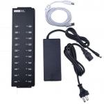 Industrial Grade 20 Port USB2.0 Hub Charger Data Sync And Charging Station for sale