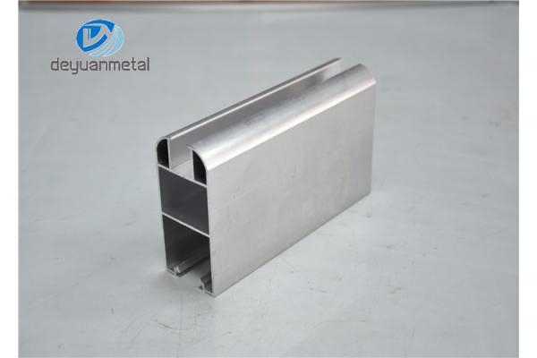 Customized Extruded Aluminium Profiles For Office Building , Mill Finish 6063-T5