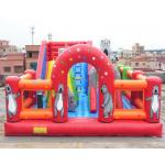 Bear Inflatable Theme Park Bounce House Gonflables Jumping Castle Digitial Printing for sale