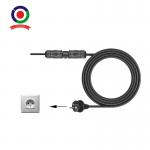 5m Europe Type Schuko Plug Power Cord For Microinverter Balcony PV Solar System for sale