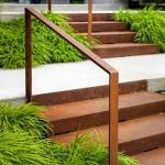 Custom Weathering Steel Staircases for Outdoor Architecture for sale