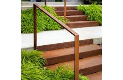 China Custom Weathering Steel Staircases for Outdoor Architecture supplier