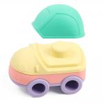 4pcs Car Building Blocks Silicone Stacking Blocks Cute And Attractive