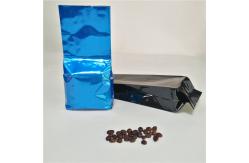 China Aluminum Foil Side Gusset Tea Bags Packaging Coffee Pouch Heat Seal With Valve supplier