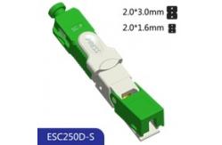 China 50N Tensile FTTH 3.0mm SC APC Embedded Fiber Quick Connector supplier