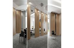 China Customized Movable Soundproof Sliding Folding Partition Wall For Function Room supplier