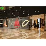 Full color TL12.5 MM 86% Transparent LED Screen display Airport / commercial mall use for sale
