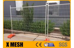 China Pre Galvanized 2400x2100mm Temporary Fence Mesh Australia Standard With Base supplier