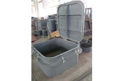 China Hinged Opening Weathertight Steel Marine Hatch Cover With Counter Weight supplier