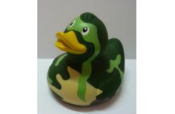 China 6P Free OEM PVC Floating Custom Rubber Ducks Army Military Camouflage Camo supplier