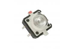 China 15x15 Sculptured Cap Illuminated Push Button Switch For Console supplier