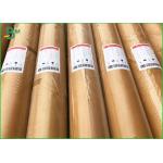 No Toxic Waterproof Food Grade Paper Roll / 35g 30g White Kraft Paper For Food Pack for sale