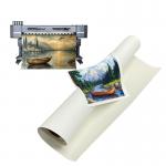 Premium Latex UV Matte Canvas Custom Printing Polycotton Canvas Roll for sale