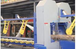 China Twin vertical bandsaw mill double cut sawmill Equipment for log edges cutting supplier