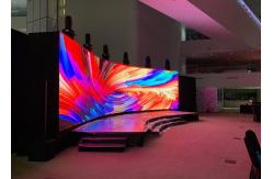 China P5 Flexible RGB LED Screen Indoor Stage Customized Circle Ribbon Shape supplier