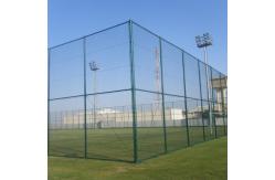 China 200*50mm PVC Coated Chain Link Mesh Fence Panels For Playground supplier