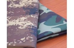 China Composite Polyester Camo Material Fabric , Printed Waterproof Camouflage Material supplier