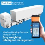 Counting  Portable Vehicle Weighing Scales , Weight Bridge Scale  6 Ton