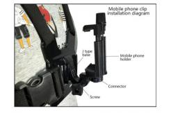 China Rotatable Smartphone Chest Mount Harness Strap Holder supplier