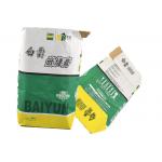 Industrial Pasted Valve Multiwall Paper Bags Self Leveling Customized Logo And Size for sale