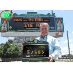High Definition Waterproof P10 Outdoor Led Display Stadium With Score time System for sale
