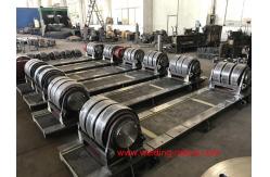 China 100 Ton Pipe Welding Turning Rollers Bolt Adjustment For Wind Tower supplier