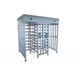 QR Reader Full Height Turnstile Bi Directional Dual Lane 1.5mm Thickness 2000mA