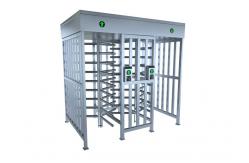 China QR Reader Full Height Turnstile Bi Directional Dual Lane 1.5mm Thickness 2000mA supplier