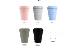 China Silicone Water Cup 8oz / 12oz / 16oz Non Toxic BPA Free Reusable Durable supplier