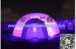 China Waterproof LED Inflatable Igloo Tent  , Lighting Inflatable Bar Tent supplier