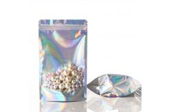 China 180 Microns Body Scrub Pouch MOPP Transparent Stand Up Pouch With Zipper supplier