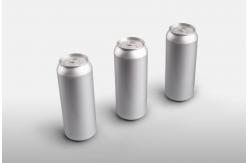 China Stubby Slim Sleek Empty Aluminum Beverage Cans Recycling Material 500ml supplier