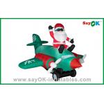 Large Inflatable Santa Claus Outdoor Blow Up Christmas Decorations With SGS for sale