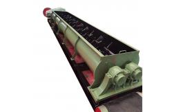 China 360mm Shaft Double Shaft Mixer Raw Material Processing Machinery Twin Shaft Paddle Mixer supplier