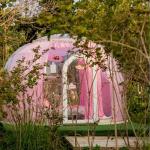 Waterproof PC Transparent Clear Bubble Tents With Curtain for sale