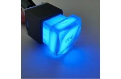 China SPST SPDT NKK KP Miniature PCB Illuminated Momentary Switch supplier