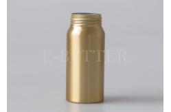 China 120ml Gold Natural Silver CRC Screw Cap Aluminum Tablet Bottle supplier
