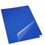 24'' x 36'' White blue sticky tile mat adhesive felt pe film sticky mat for critical environment entry point for sale