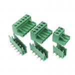 5.08mm Pitch PCB Plug-in Screw Terminal Blocks Plug + Right Angle Pin Header for sale